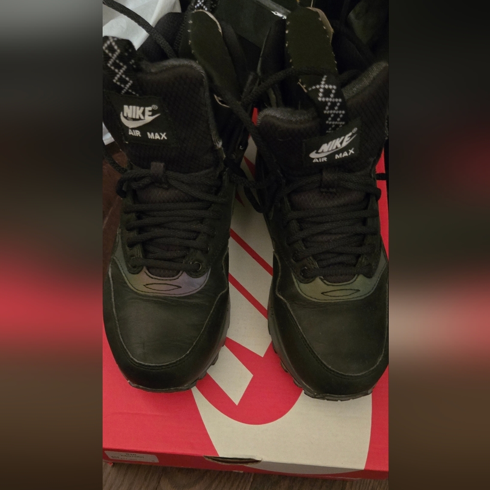 Nike Black Lace Up Boots